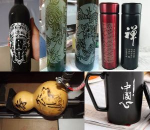 开封龙亭区酒瓶葫芦工艺品激光雕刻机